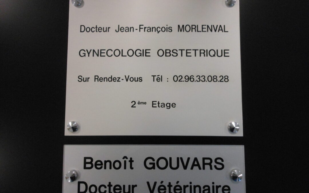 Plaque professionnelle